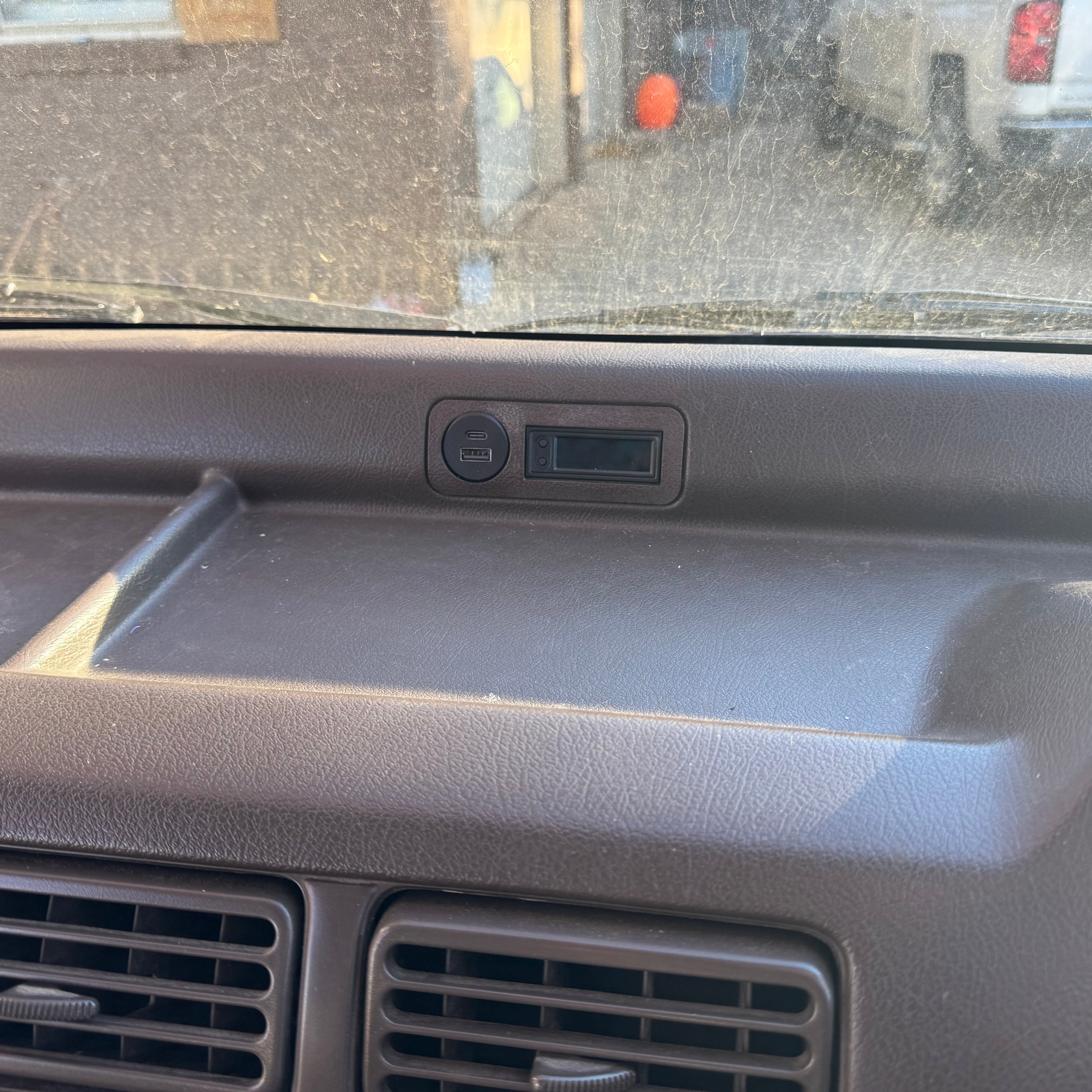 LED Clock & USB Ports