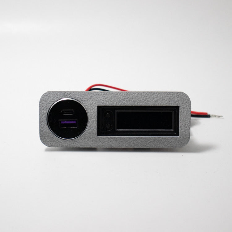 LED Clock & USB Ports