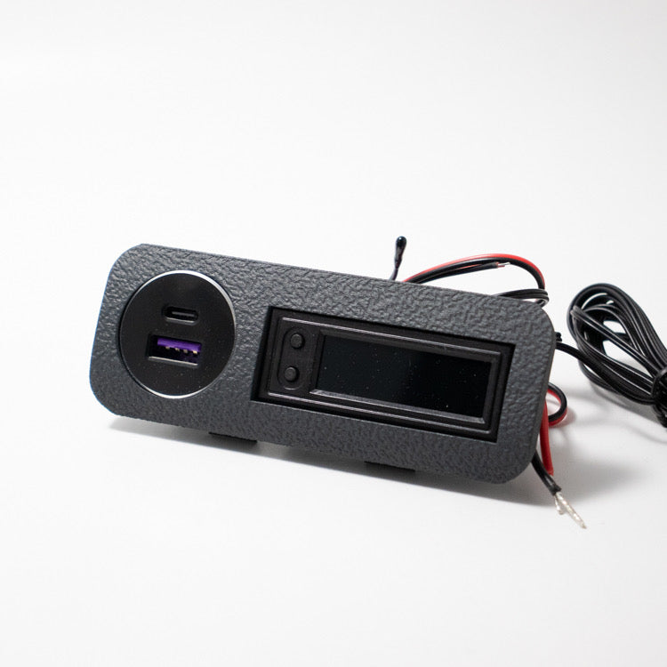 LED Clock & USB Ports