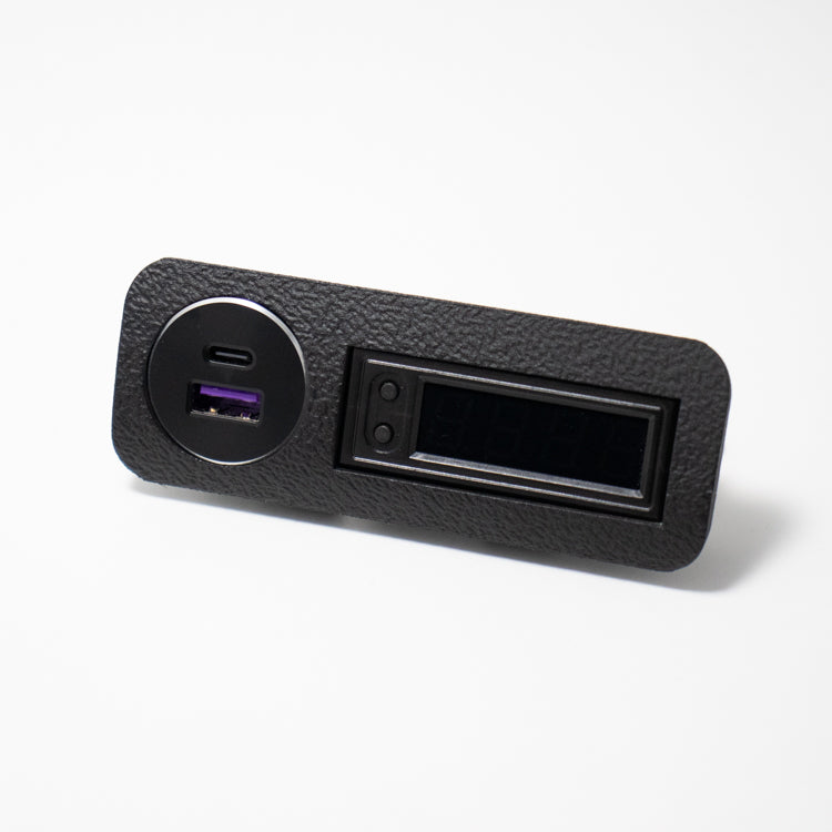 LED Clock & USB Ports